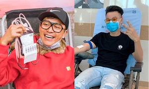 Ngân hàng máu thiếu hụt vì dịch corona, Tuấn Hưng và Hoàng Bách lập tức có hành động ý nghĩa